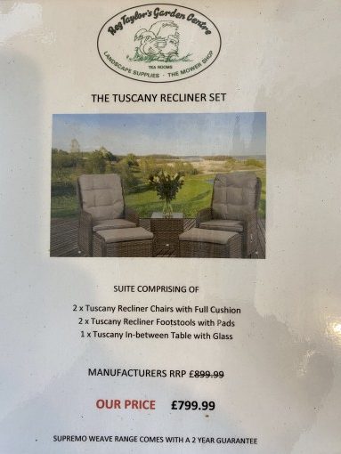 The Tuscany Recliner Set - Image 3