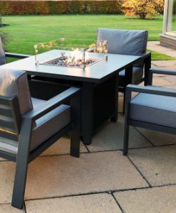 Alternative view of Supremo Melbury Four Seat Lounge with Fire Pit